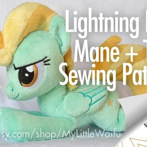 Lightning Dust Mane + Tail Sewing Pattern