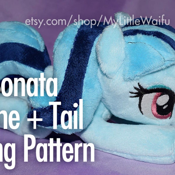 Sonata Dusk (Pony Version) Mane + Tail Sewing Pattern