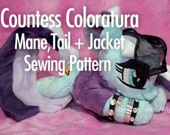 Countess Coloratura Mane, Tail + Jacket Sewing Pattern