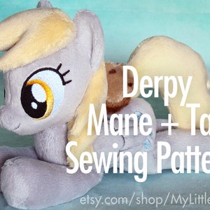 Derpy Mane + Tail Sewing Pattern