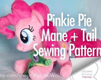Pinkie Pie Mane + Tail Sewing Pattern
