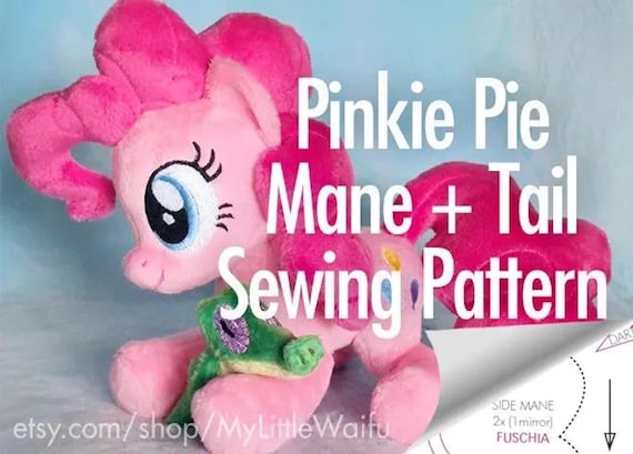 Pinkie Pie Mane Tail Sewing Pattern