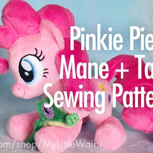 Pinkie Pie Mane + Tail Sewing Pattern