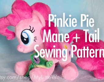 Pinkie Pie Mane + Tail Sewing Pattern