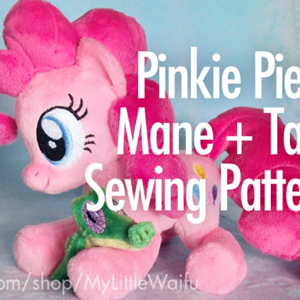 Patron de couture Pinkie Pie crinière + queue