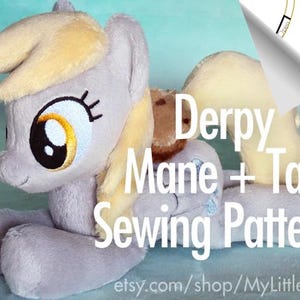 Derpy Mane + Tail Sewing Pattern