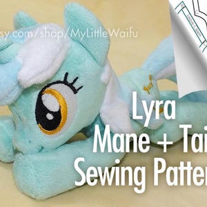 Lyra Mane + Tail Sewing Pattern