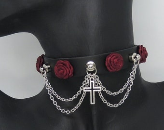 Lolita Collar BDSM with roses