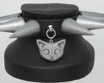 silver cat collar