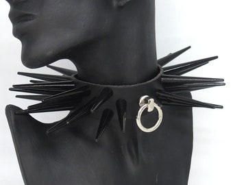 1000 Spikes Collar black