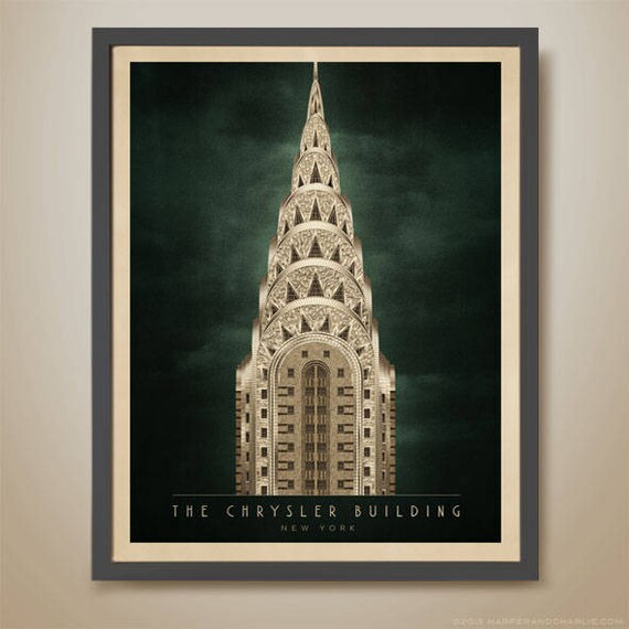 The Chrysler Building 4 3 Proportion New York Art Deco Iconic Building Amerikanische Architektur