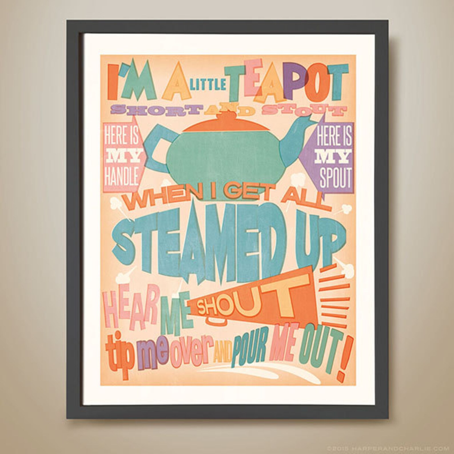 I'm a Little Teapot Short and Stout Etsy