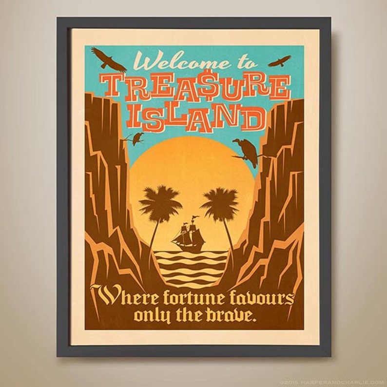 Welcome to Treasure Island Sunset. Skull. Pirate. Pirate - Etsy Australia