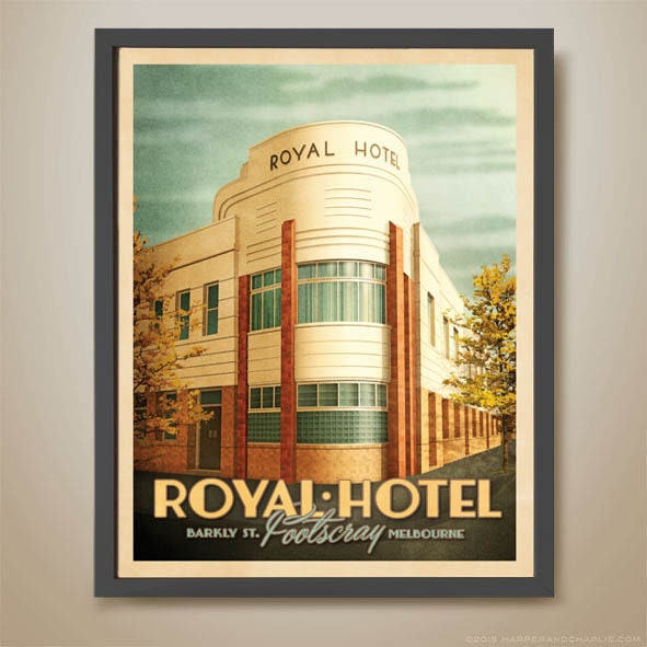 Royal Hotel Footscray Melbourne Melbourne Pub Famous Pub Etsy
