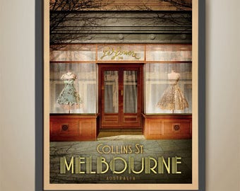 Collins St. Melbourne. Paris end of town. No74 Collins St. Le Louvre. Melbourne Icon. Melbourne Fashion