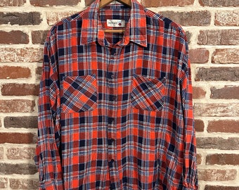 Vintage Outreach Big Men Flannel Shirt 3XL