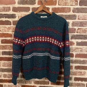 Vintage Ski Sweater by Environmental Clothing Co Made in USA Mens Size Medium