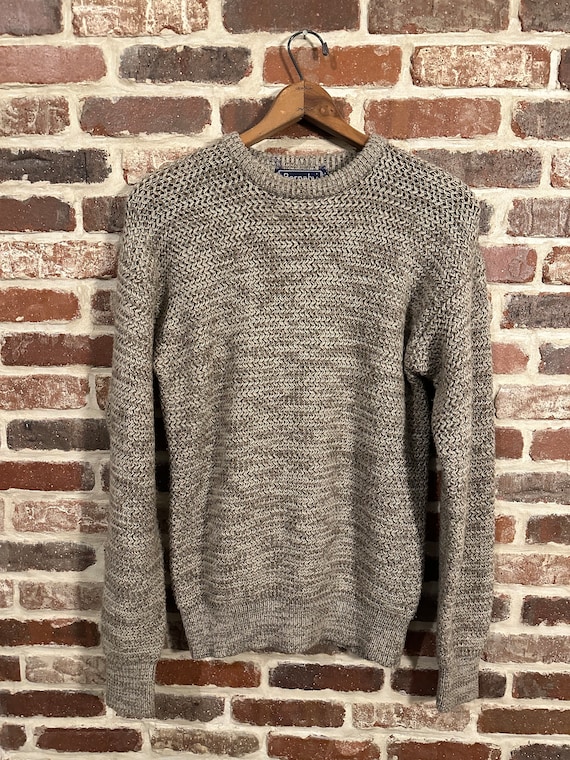 Vintage Barnaby Sweater Brown and Tan XLarge