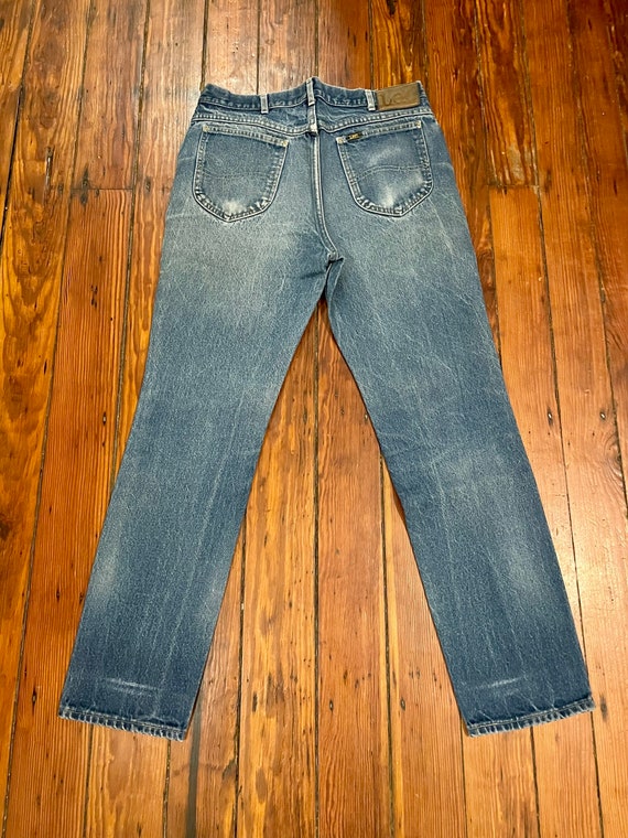 Vintage Lee Riders Faded Denim Jeans Size 36X32 - image 10