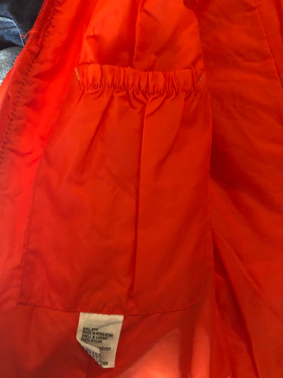 Vintage White Stag Bright Orange Ski Jacket Women… - image 6