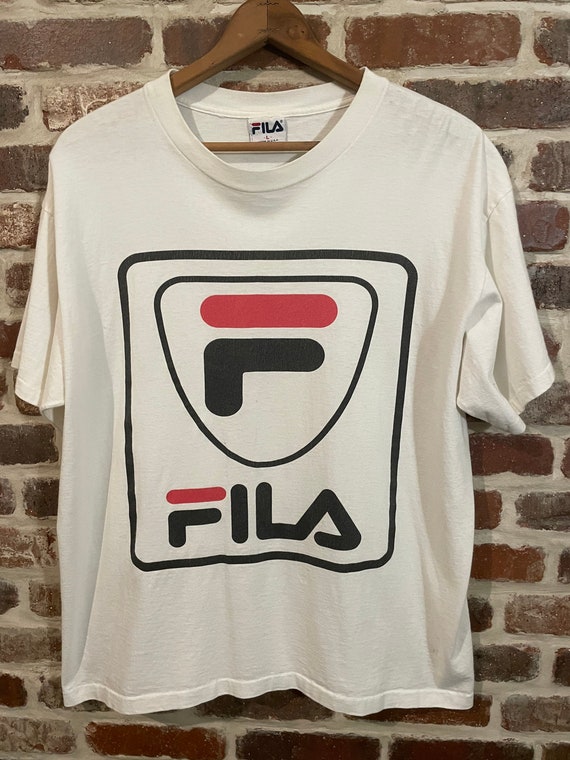 Fila big shop logo t shirt