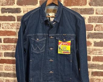 70s or 80s Vintage Wrangler Denim Jacket / Vintage Jean