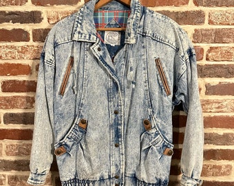 Vintage Women’s Denim Coat be in the Current Scene Denim Jacket Small