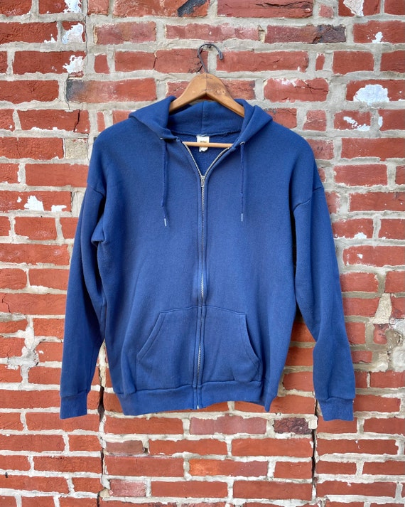 Vintage 1970's Hoodie by Velva Sheen Vintage Blue