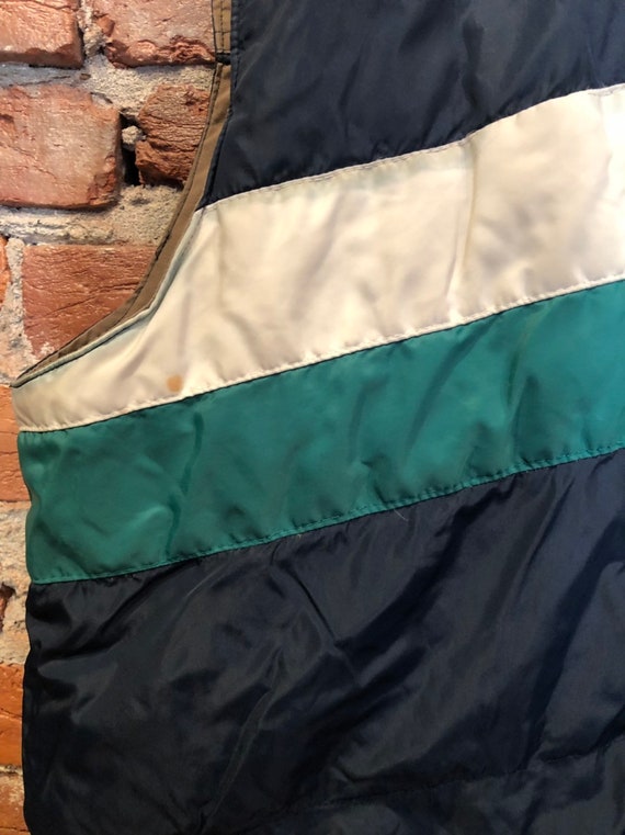 Vintage His/Hers Navy Blue, Green and White Khaki… - image 3
