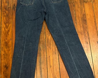 Jean Vintage Rustler Homme W38 L30 - 100% Coton, Coupe Droite, Talon Zip USA, Neuf Avec étiquettes