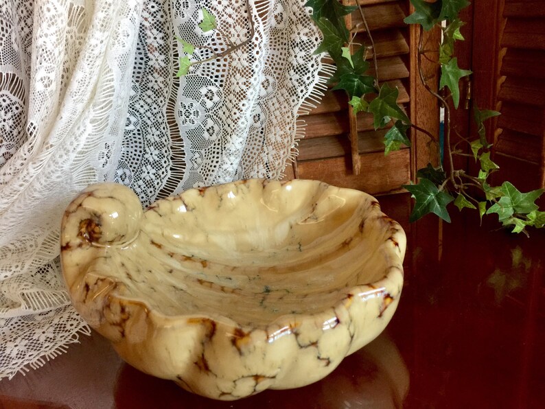 Large Clam Sea Shell Bowl Ceramic Nautical Party Centerpiece Appetizer Serving Shabby Chic Wedding Beach Bridal Shower Gift Bathroom Decor Home Living Trays Platters Vadel Com