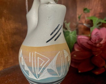 ナバホ族のウェディング花瓶 ネイティブアメリカンインディアン陶器 南
