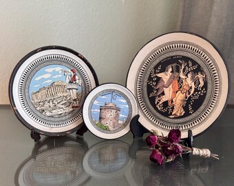 古代ギリシャの壁アート粘土飾り板アポロダフネプレート壁掛け装飾