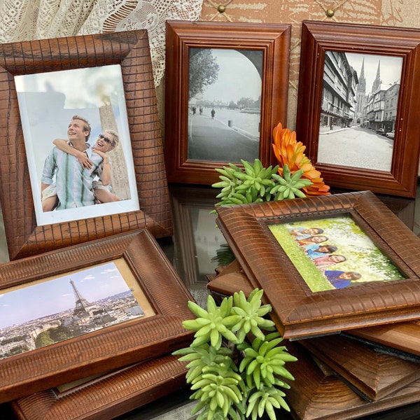 Mahogany Photo Frames Etsy UK