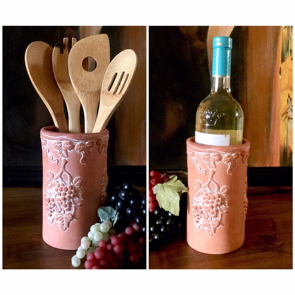 Terracotta Bottle Holder Etsy
