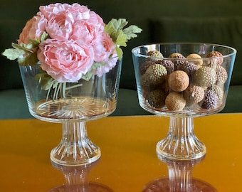 三つ足 3点セット ガラス器、ガラス皿 【中古品】ハンドメイド 花瓶 茶湯器 仏飯器 火立 香炉 花立 琉球ガラス 美ら海 水影 五具足 仏具 食器