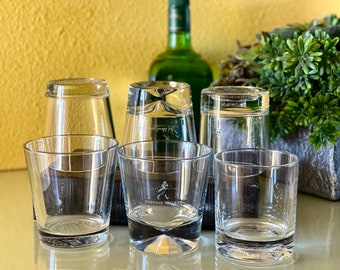 Copos de vidro transparente de uísque, copos para beber, decoração de bar, utensílios para bebidas, coquetel misto, bebidas, vodca, servindo Johnnie Walker