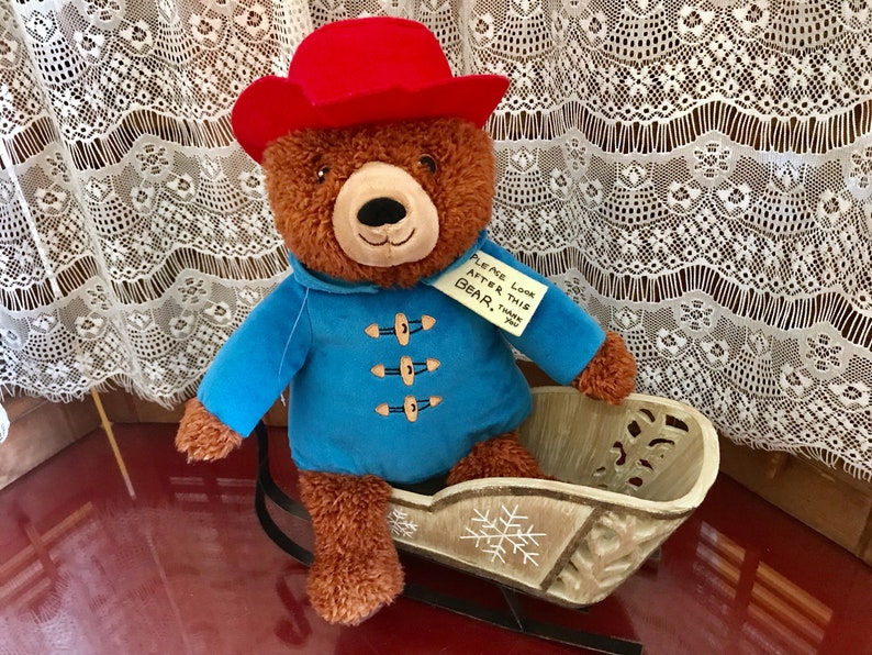 Paddington Bear Plush Toy Stuffed Animal Doll Felt Fabric Teddy Bear Classic Gift Film Movie British Children Literature Kids Book Character image 1