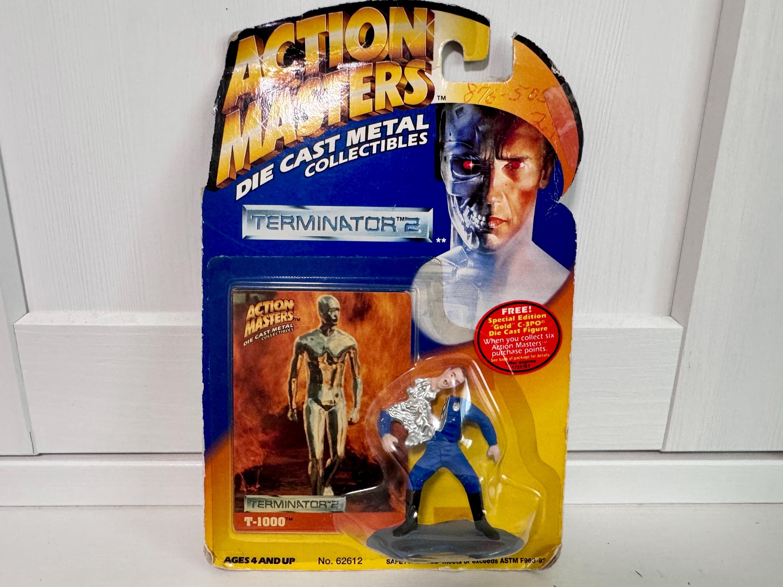 ターミネーター2 T-1000 アクションフィギュア 小型ミニ玩具 悪役
