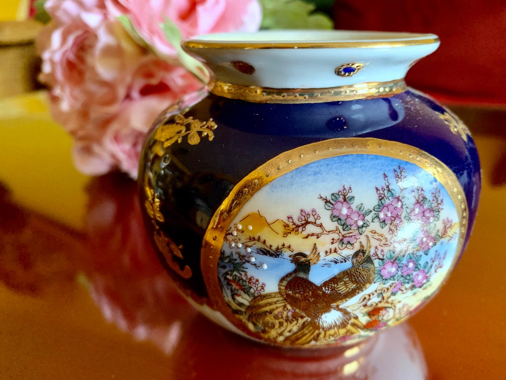 Limoges Gold Vase - Etsy