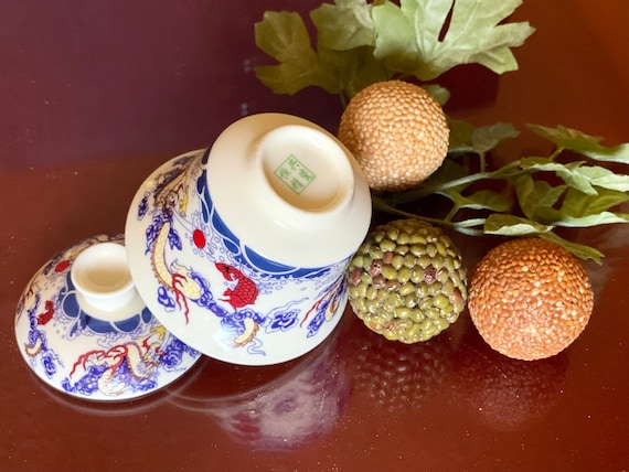 Jing Cha 中国ウェディングティーセット ドラゴンアート ギフト