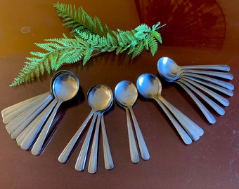 Klassische Löffel Set Metall Flatware Party Edelstahl Silberbesteck Aluminium Walco 18CR Abendessen Tisch Restaurant Besteck Küche Buffet