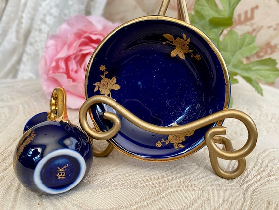 LimogesCastel￼皿22kGold￼小物入れ￼ LimogesCastel￼皿22kGold