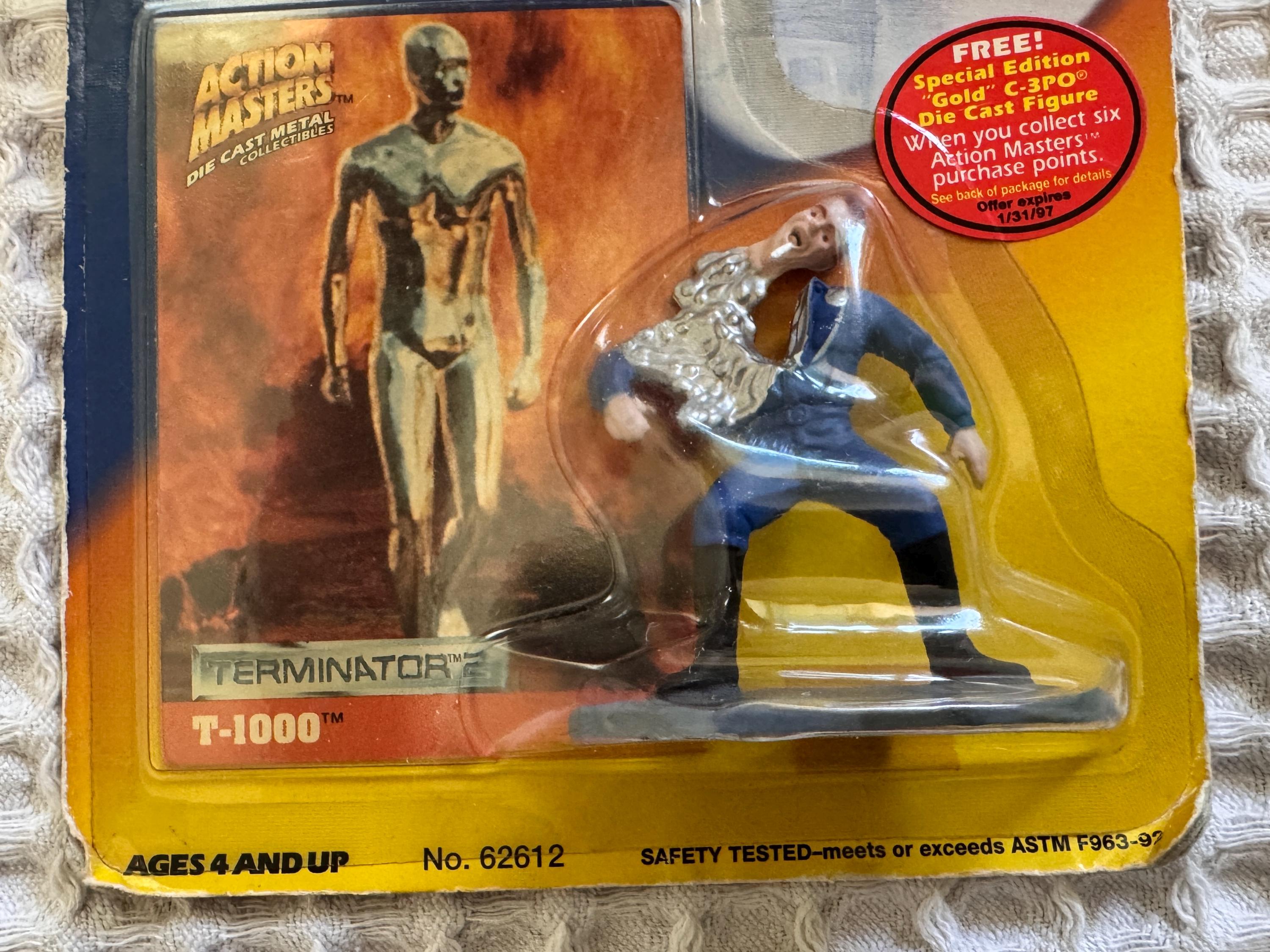 ターミネーター2 T-1000 アクションフィギュア 小型ミニ玩具 悪役 