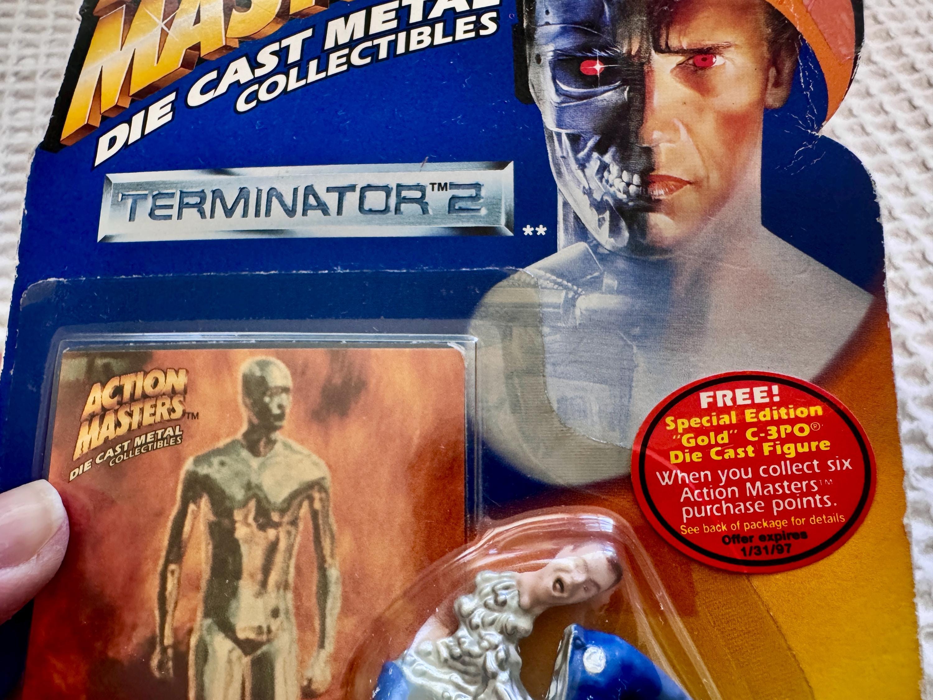 ターミネーター2 T-1000 アクションフィギュア 小型ミニ玩具 悪役
