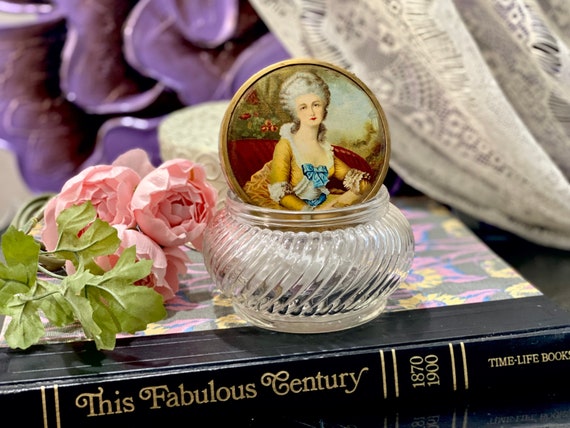 18th Century Art Jewelry Box French Jar Vanity Decor Victorian
