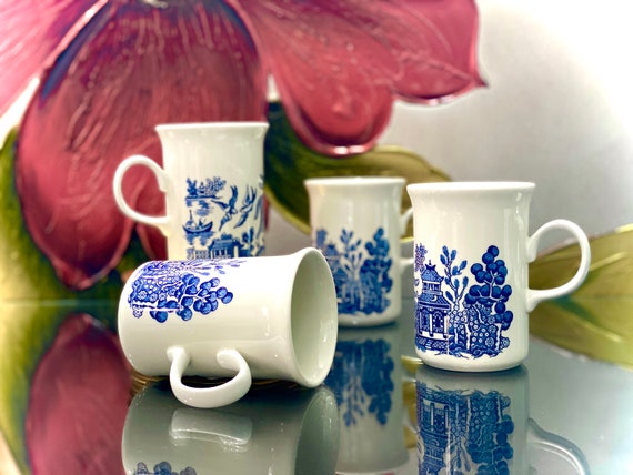 Churchill Paradise Birds Mug - Vintage Stampato Rustic Tea Coffee Cups - 400ml - Owl