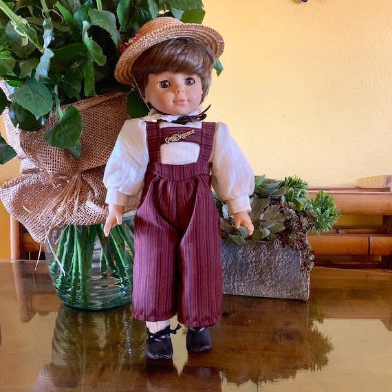 Gotz Doll German Boy Straw Hat Tall Play Doll Vintage Folk Overalls Costume Fabric Handmade Christmas Gift Collectible Gotz Puppet 1960s Toy Etsy Canada