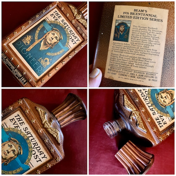 飲料・酒 ジムビーム コレクターボトル ノーマン・ロックウェル画