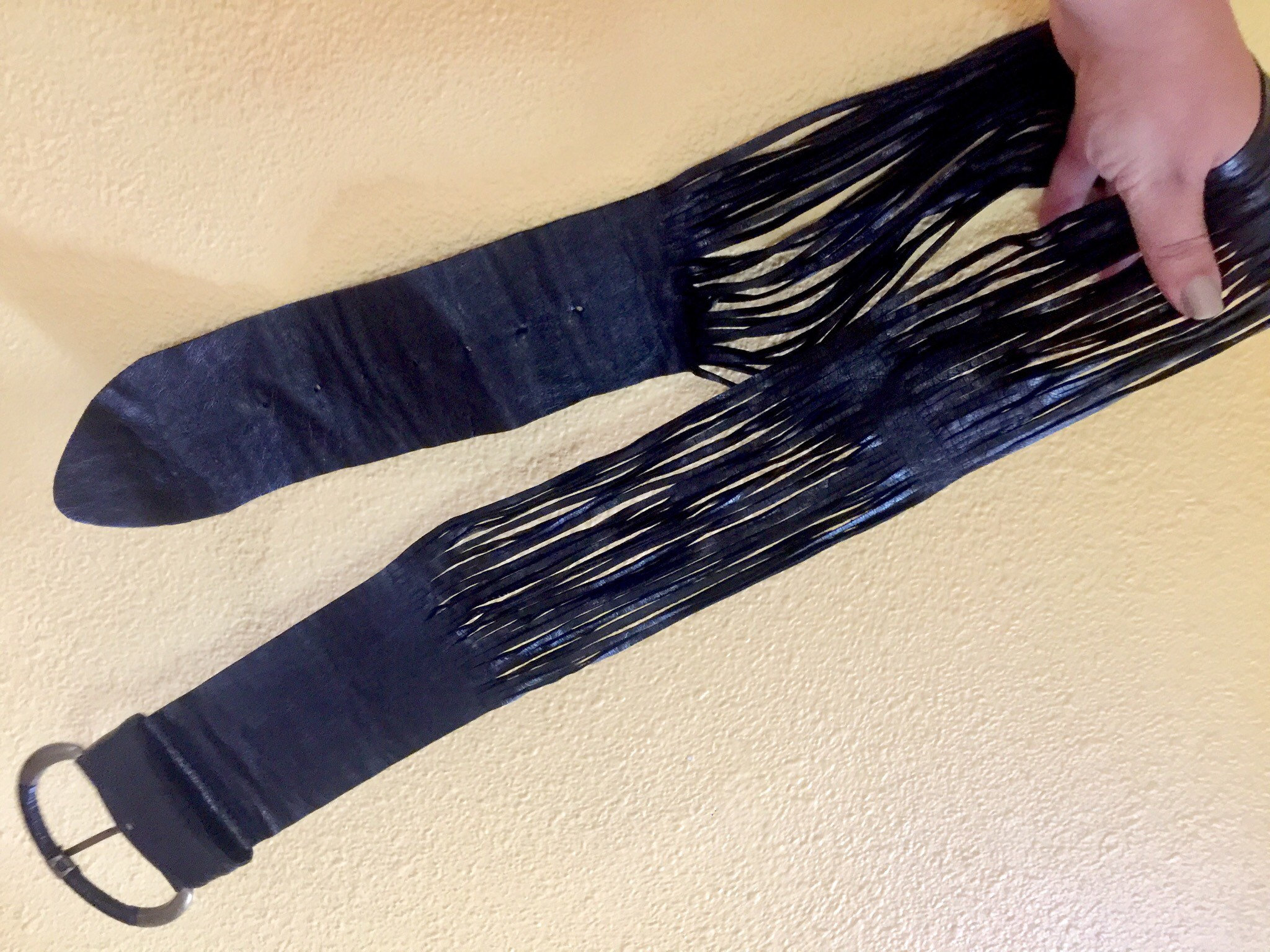 New Without Tags Black Cowboy Festival Fringe Belt 30\